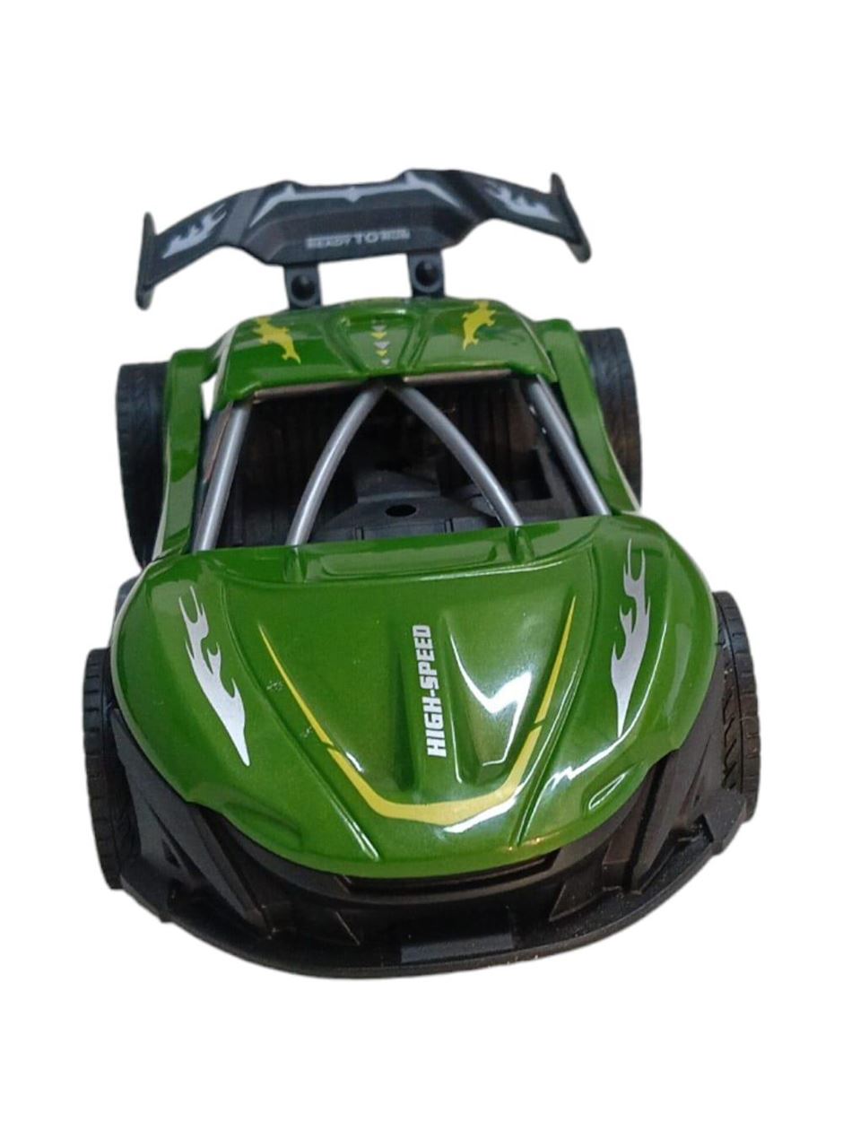 Sürtmeli Yarış Arabası - Yeşil