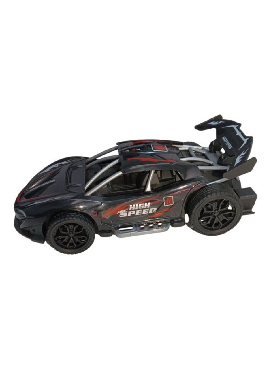 Sürtmeli Yarış Arabası - Siyah