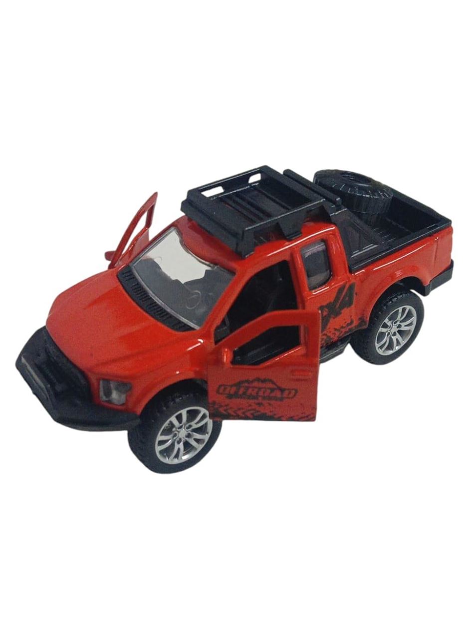 Çek Bırak Metal Arazi Aracı 13 cm - Kırmızı