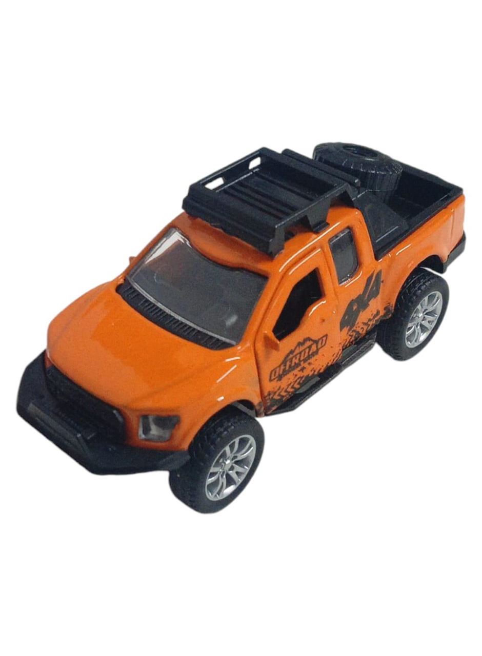 Çek Bırak Metal Arazi Aracı 13 cm - Turuncu