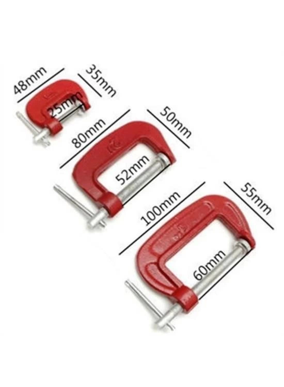 Doğrama Ve Metal Sıkma Sıkıştırma İçin 3lü Mini Mengene Aparat (