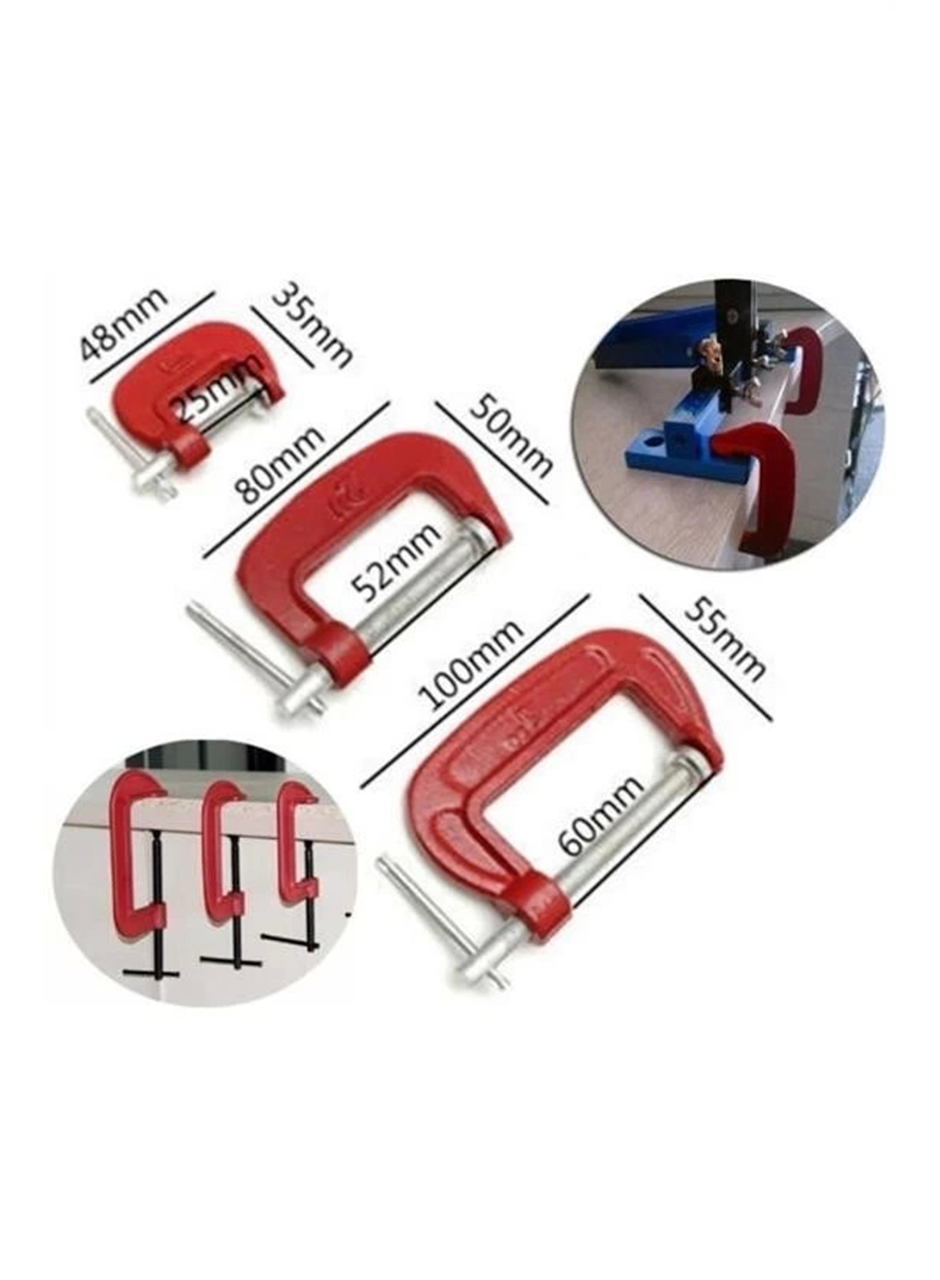 Doğrama Ve Metal Sıkma Sıkıştırma İçin 3lü Mini Mengene Aparat (