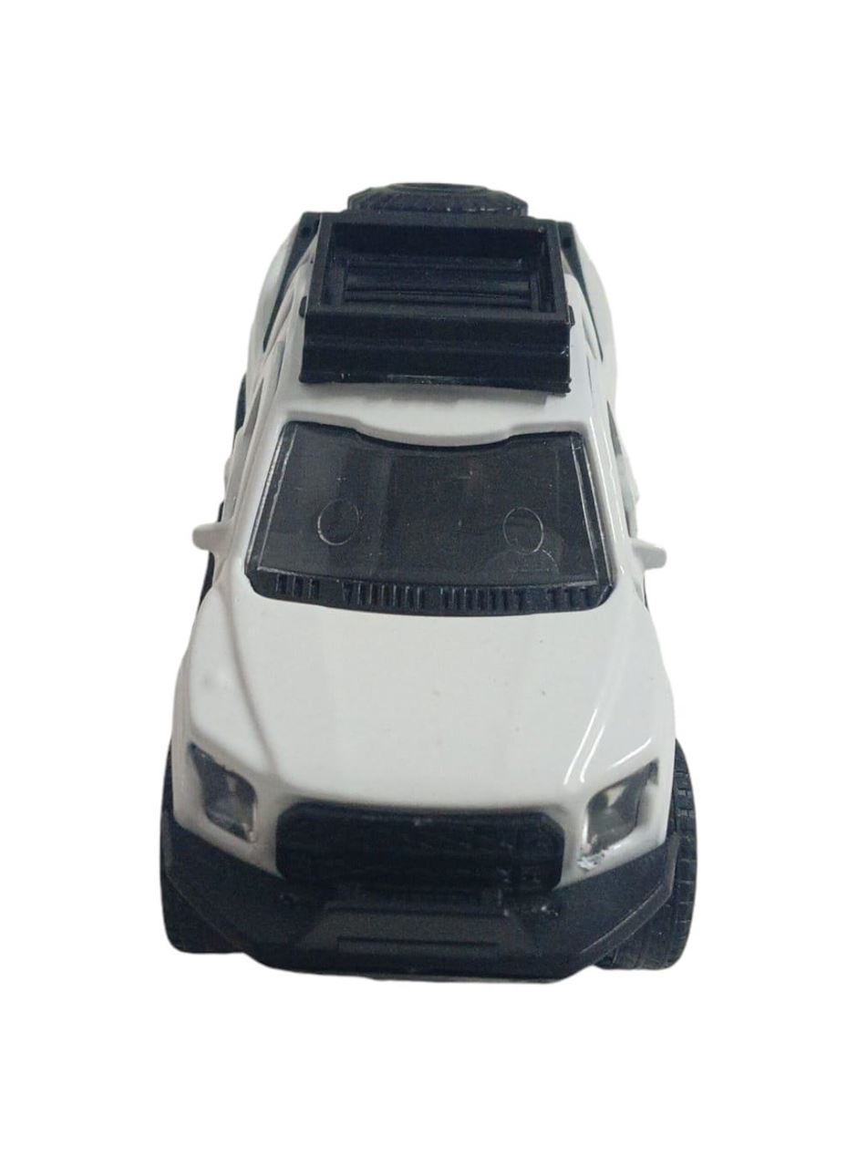 Çek Bırak Metal Arazi Aracı 13 cm - Beyaz