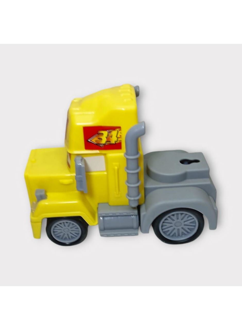 Sürtmeli Oyuncak Tır - Sarı