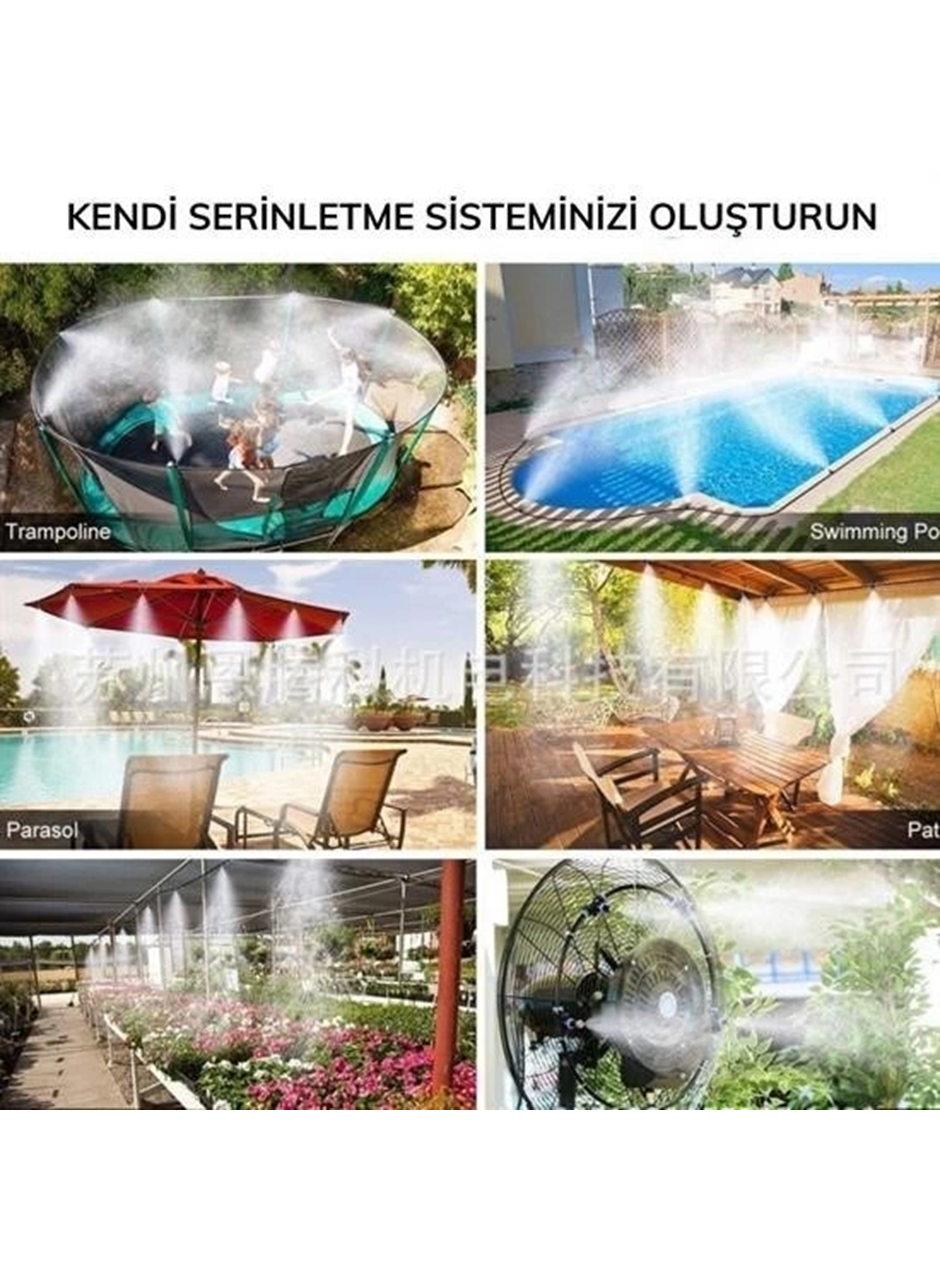 10 Metre Kendin Yap Balkon Veranda Çardak Kamelya Sulama Serinletme Ve Nemlendirme Sistemi (