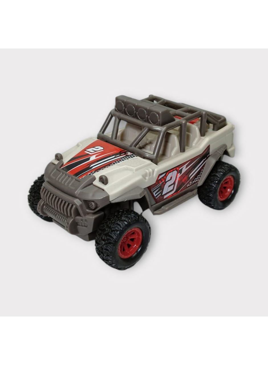 Maxx Wheels Sesli ve Işıklı Arazi Aracı Buggy - 666-18PA - Gri