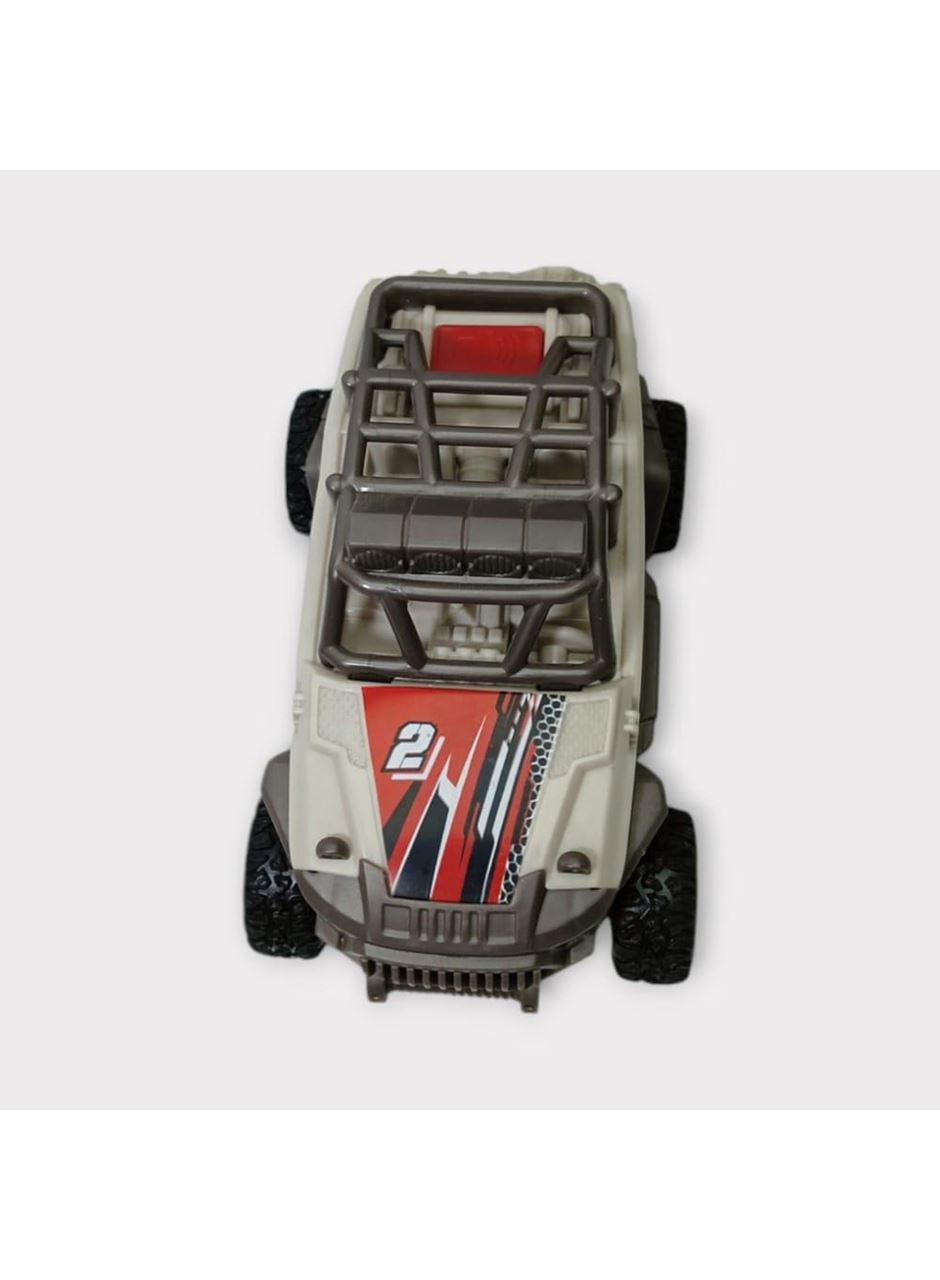 Maxx Wheels Sesli ve Işıklı Arazi Aracı Buggy - 666-18PA - Gri