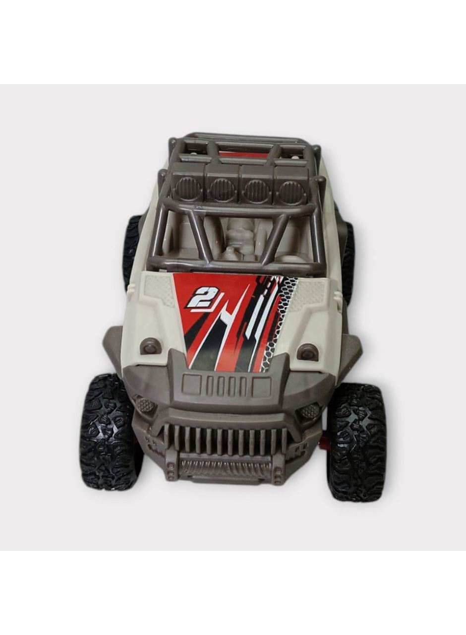 Maxx Wheels Sesli ve Işıklı Arazi Aracı Buggy - 666-18PA - Gri