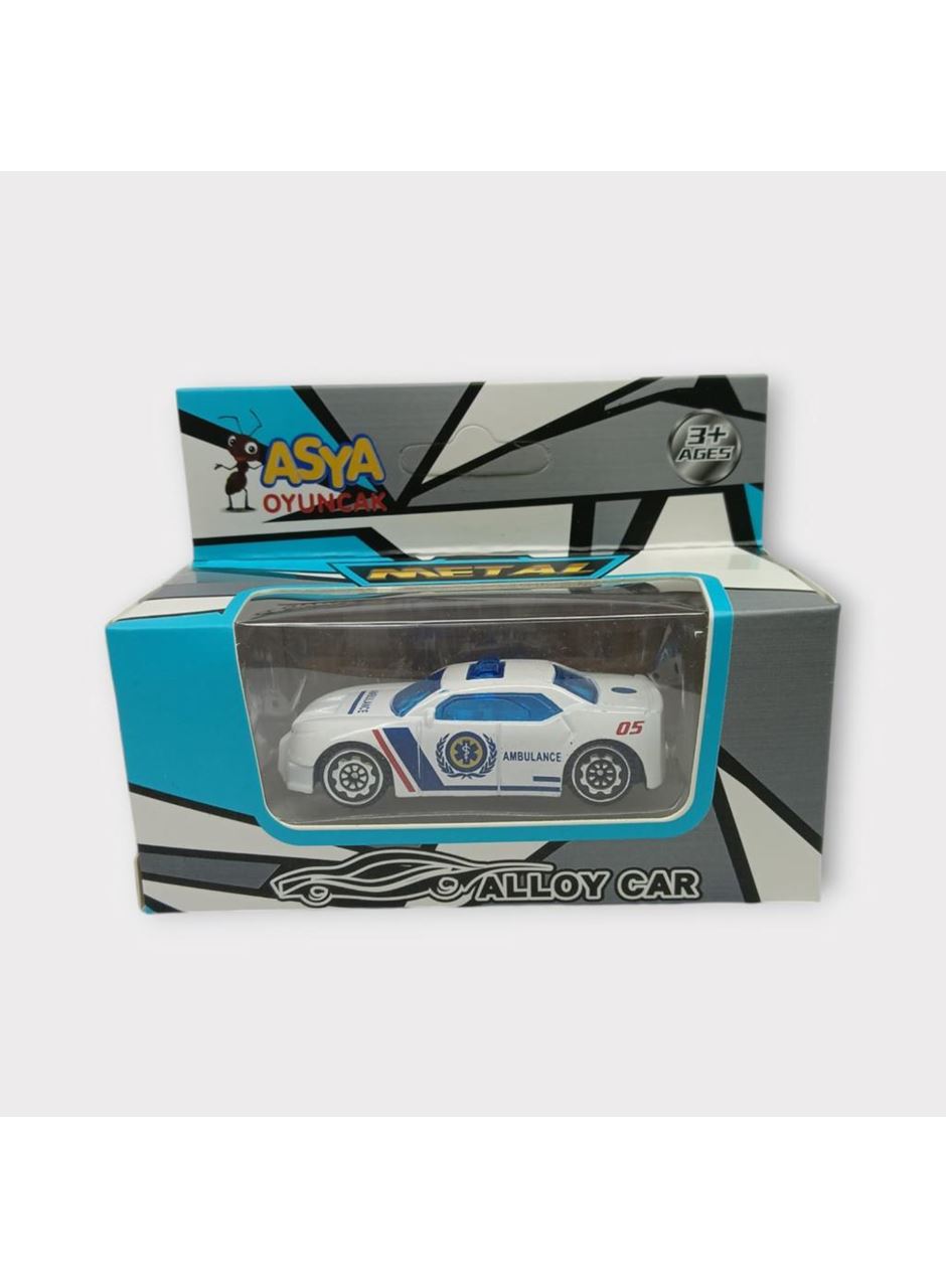 Küçük Metal Sağlık Hizmetleri Araçları 7 Cm - Araba