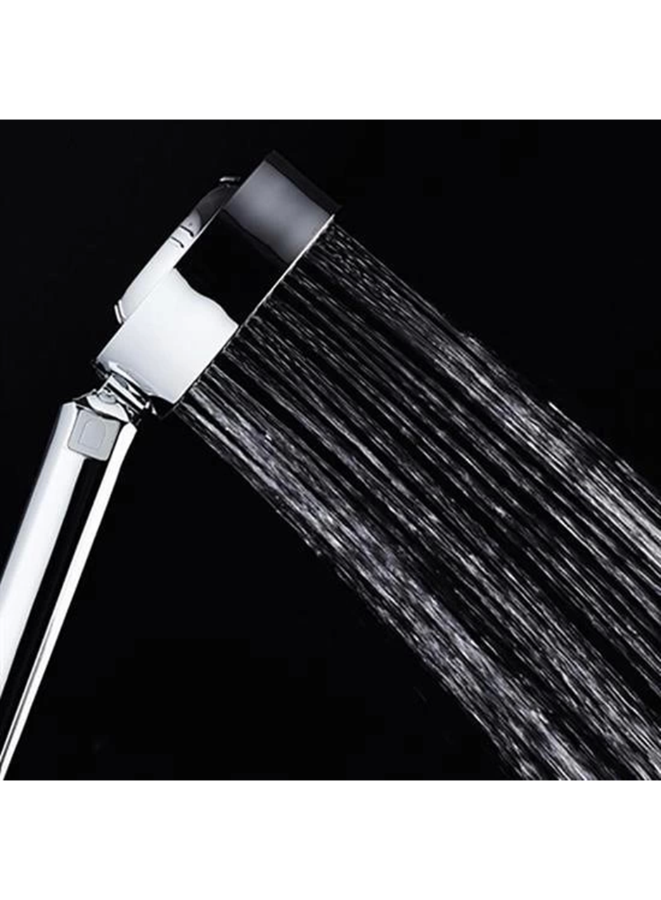 Çift Taraflı Yüksek Basınç Su Akıtan Şampuan Hazneli Duş Başlığı (