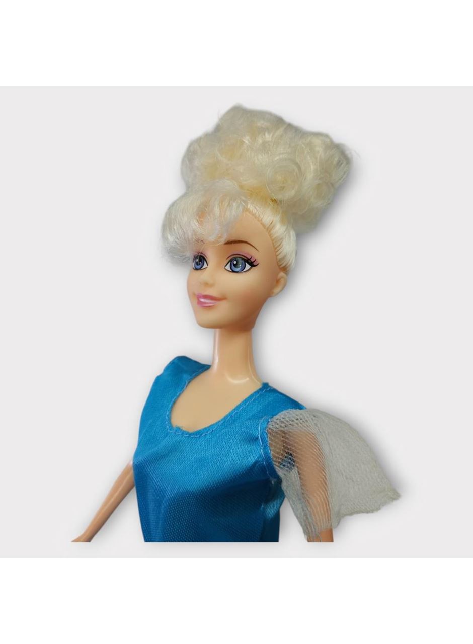 Prenses Bebekler - Mavi Elbise