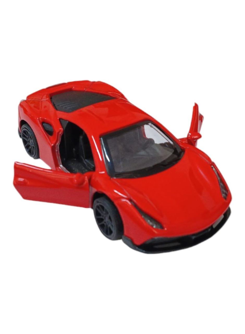 Çek Bırak Metal Araba - 4311B - Kırmızı