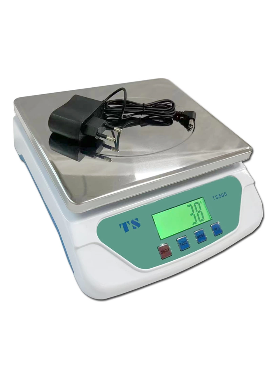 TS-500 Dijital Terazi - LCD Ekran, Dara Alma, Sayım Fonksiyonlu, Yüksek Hassasiyetli Tartım Cihazı (