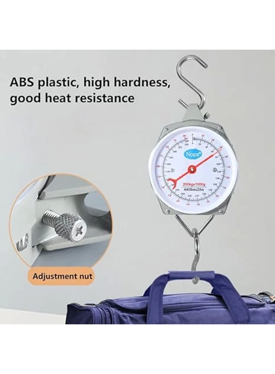100 kg Kapasiteli Askılı Terazi - Dayanıklı, Net Kadranlı, Çift Ölçü Birimli, Endüstriyel ve Dış Mekan Uyumlu (