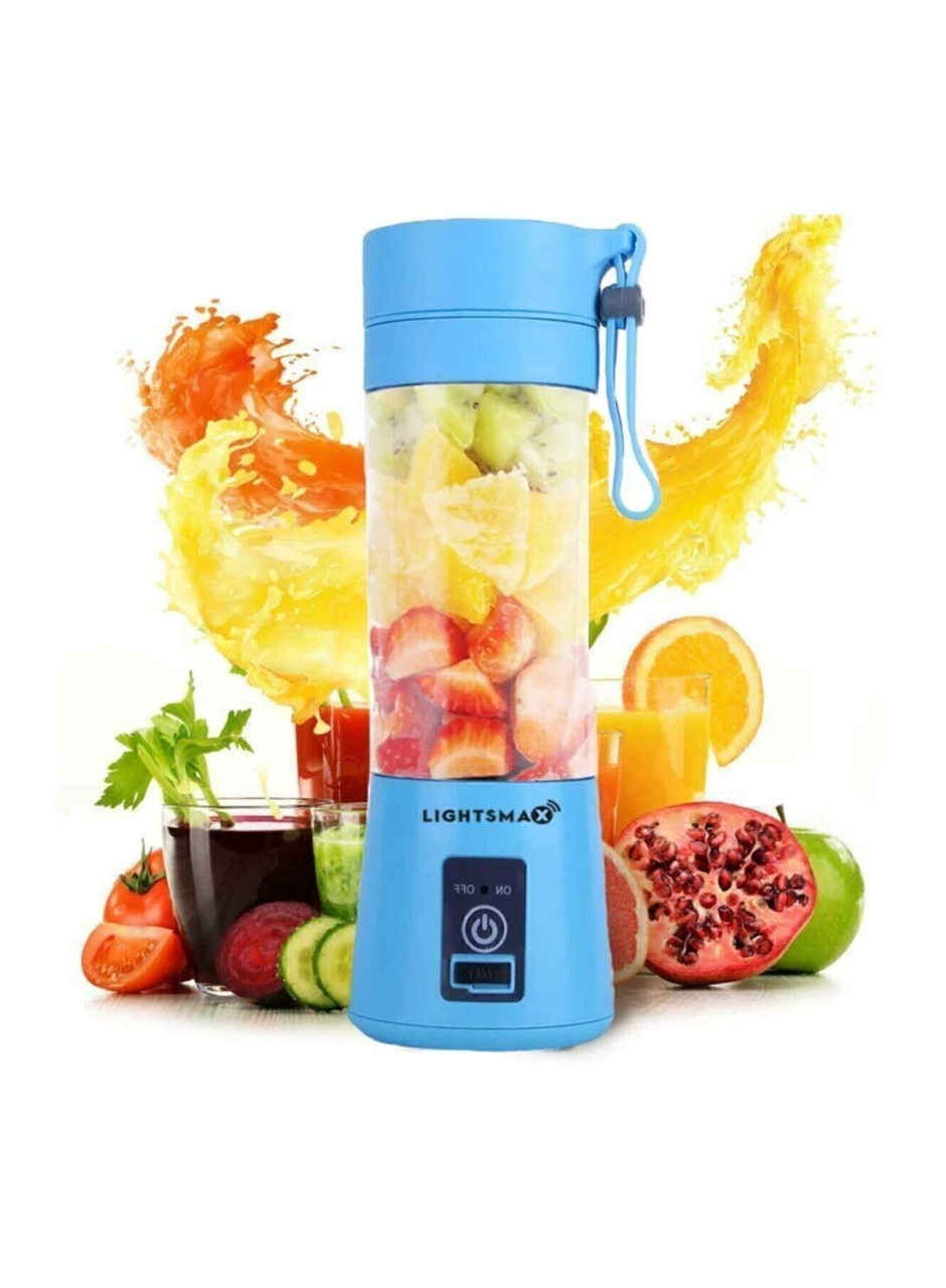 Portatif Taşınabilir380 ml Usb Şarjlı Mavi El Blender (