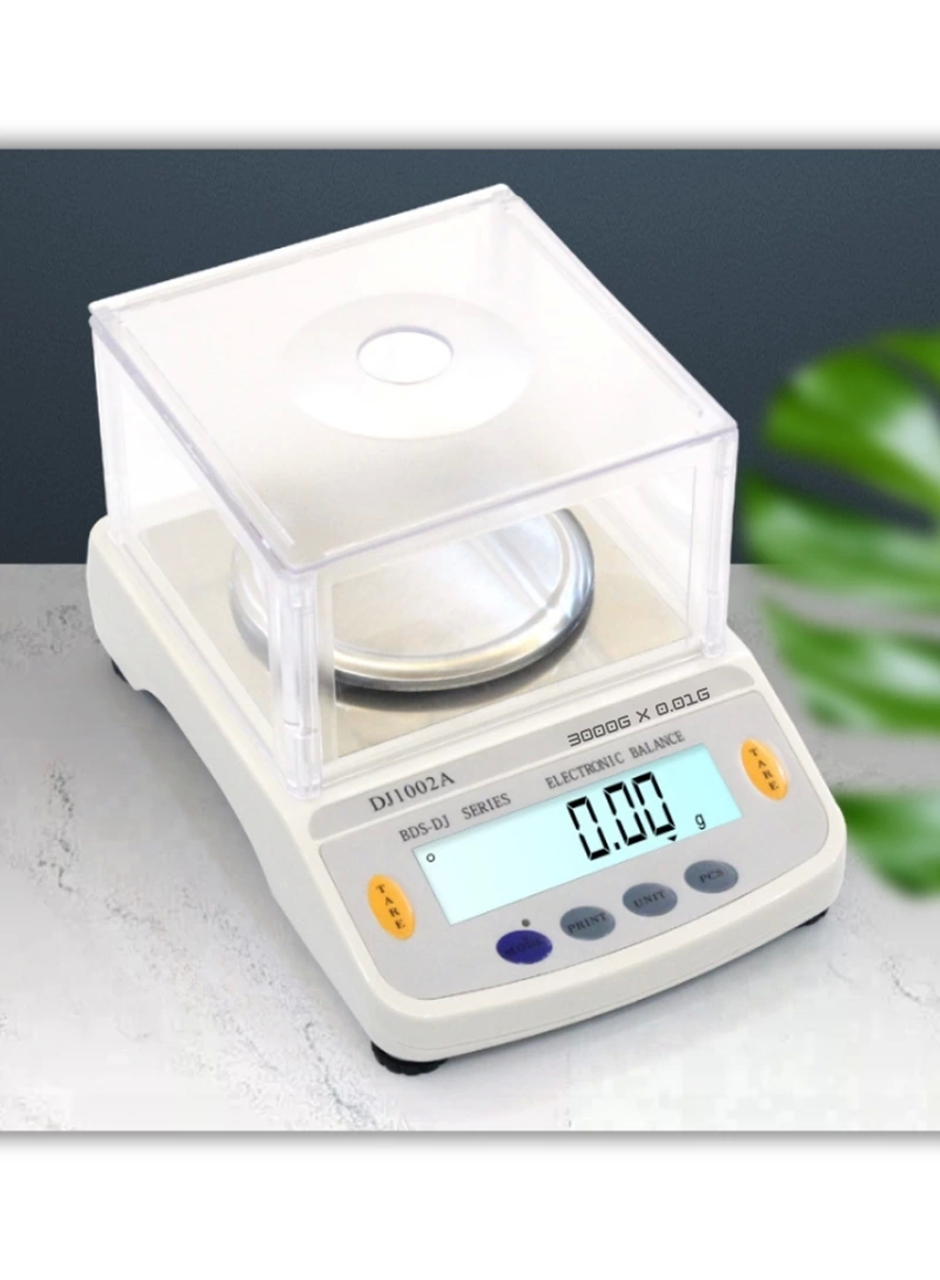 DJ602A Kefeli Hassas Terazi 3000 g Kapasiteli, 0.01 g Hassasiyetle Profesyonel Ölçüm (
