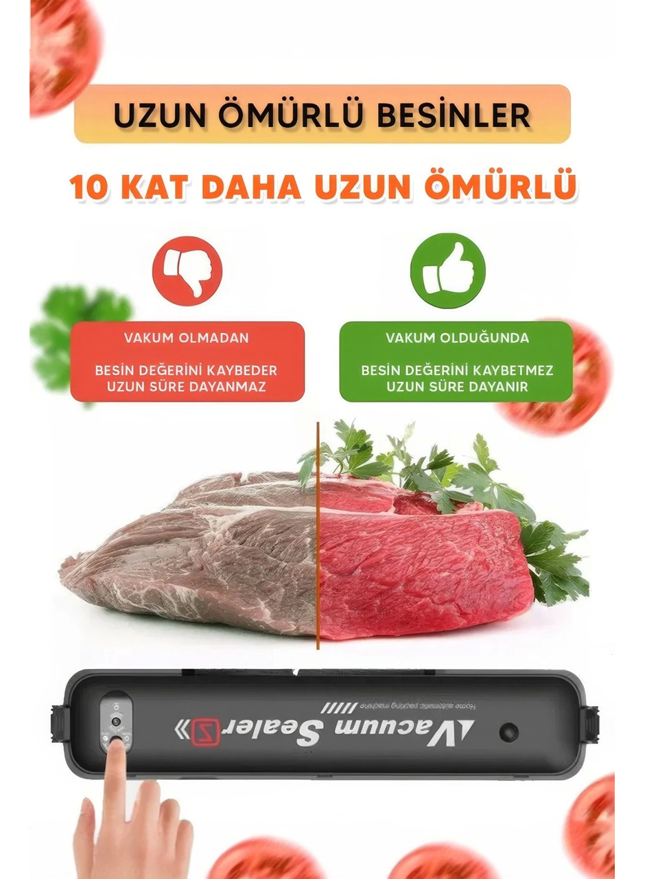 Gıda Vakum Ve Mühürleme Makinesi- Yiyecek Tazeliği Koruma Ev Ve Restoran İçin (