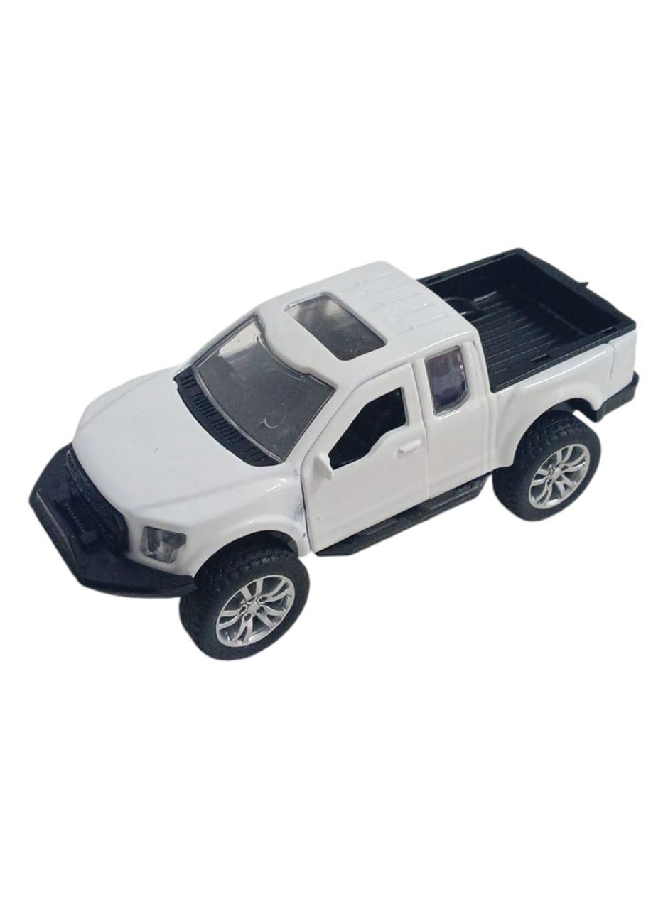 Çek Bırak Metal Arazi Aracı 13 cm - Beyaz