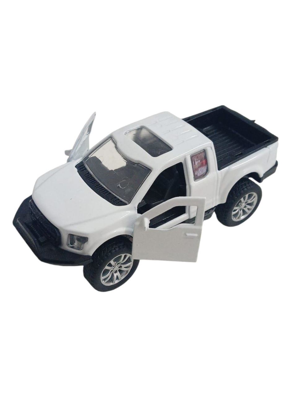 Çek Bırak Metal Arazi Aracı 13 cm - Beyaz