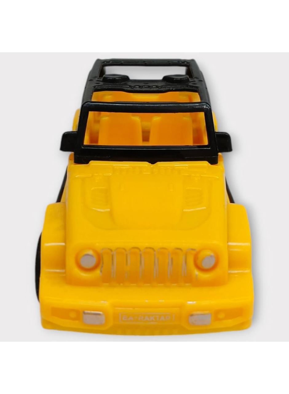 Çek Bırak Arabalar 10 Cm - Sarı Jeep
