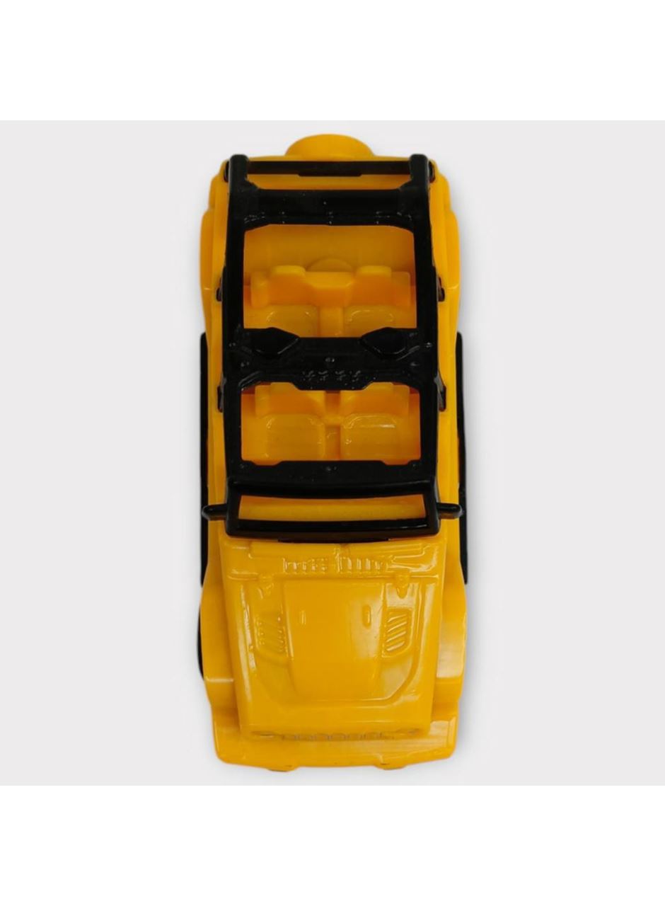 Çek Bırak Arabalar 10 Cm - Sarı Jeep