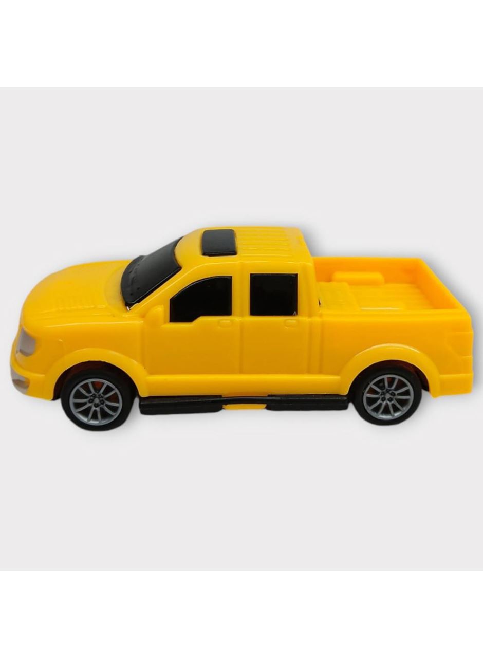 Çek Bırak Arabalar 10 Cm - Sarı Pick-Up