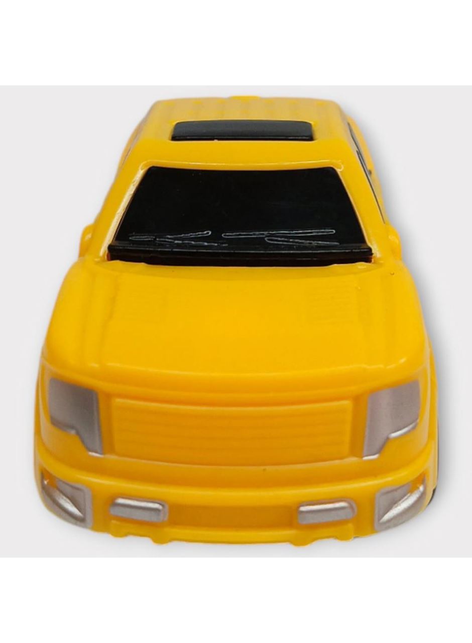 Çek Bırak Arabalar 10 Cm - Sarı Pick-Up
