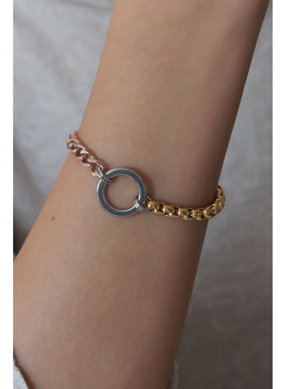 Çelik Mix Renk Kadın Bileklik