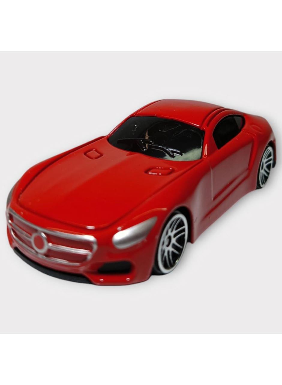 Metal Mini Arabalar 8 cm - Kırmızı - 1