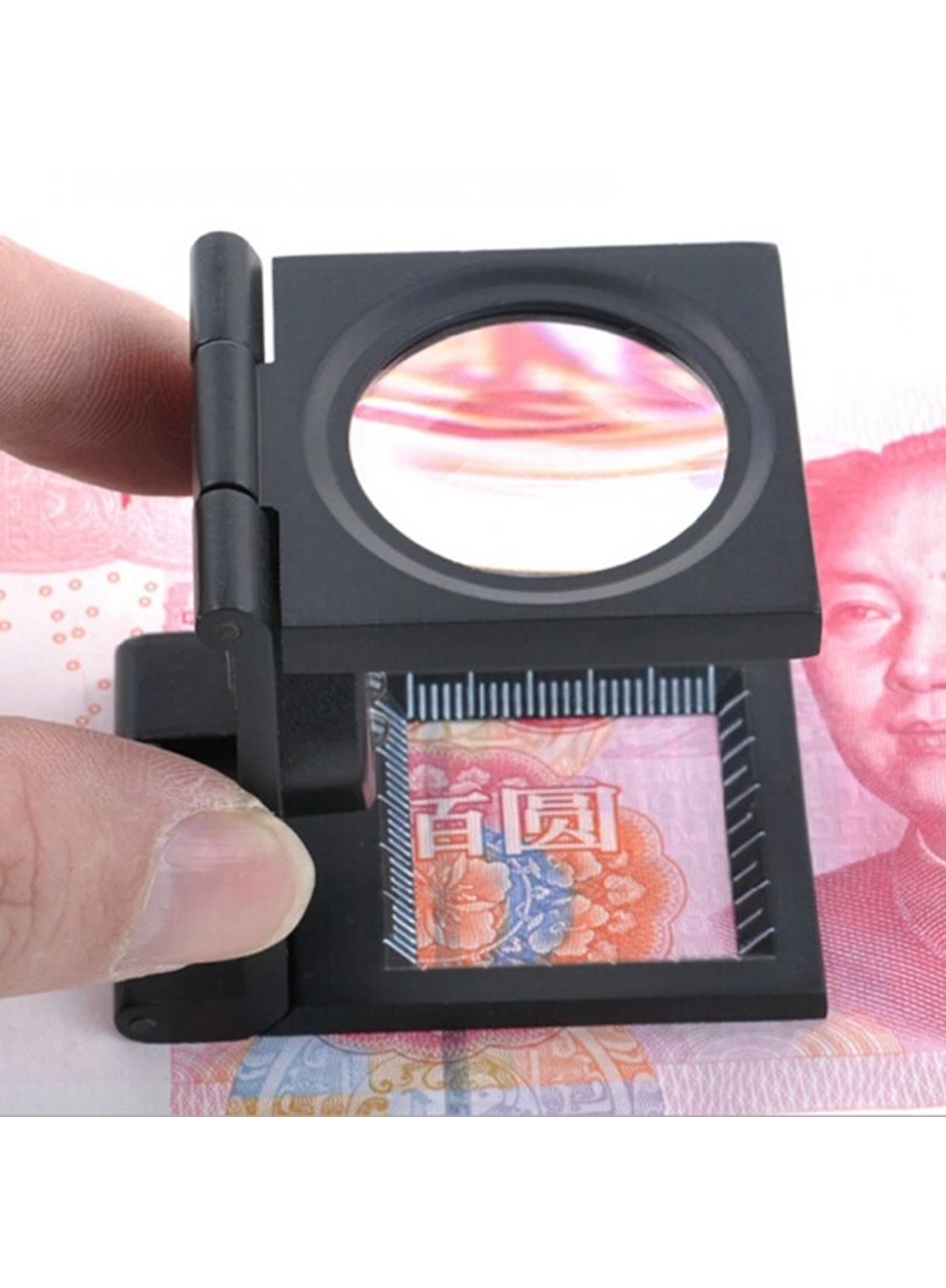 -25x25 Mm Full çelik Kaplı Katlamalı Büyüteç Th-9005b (