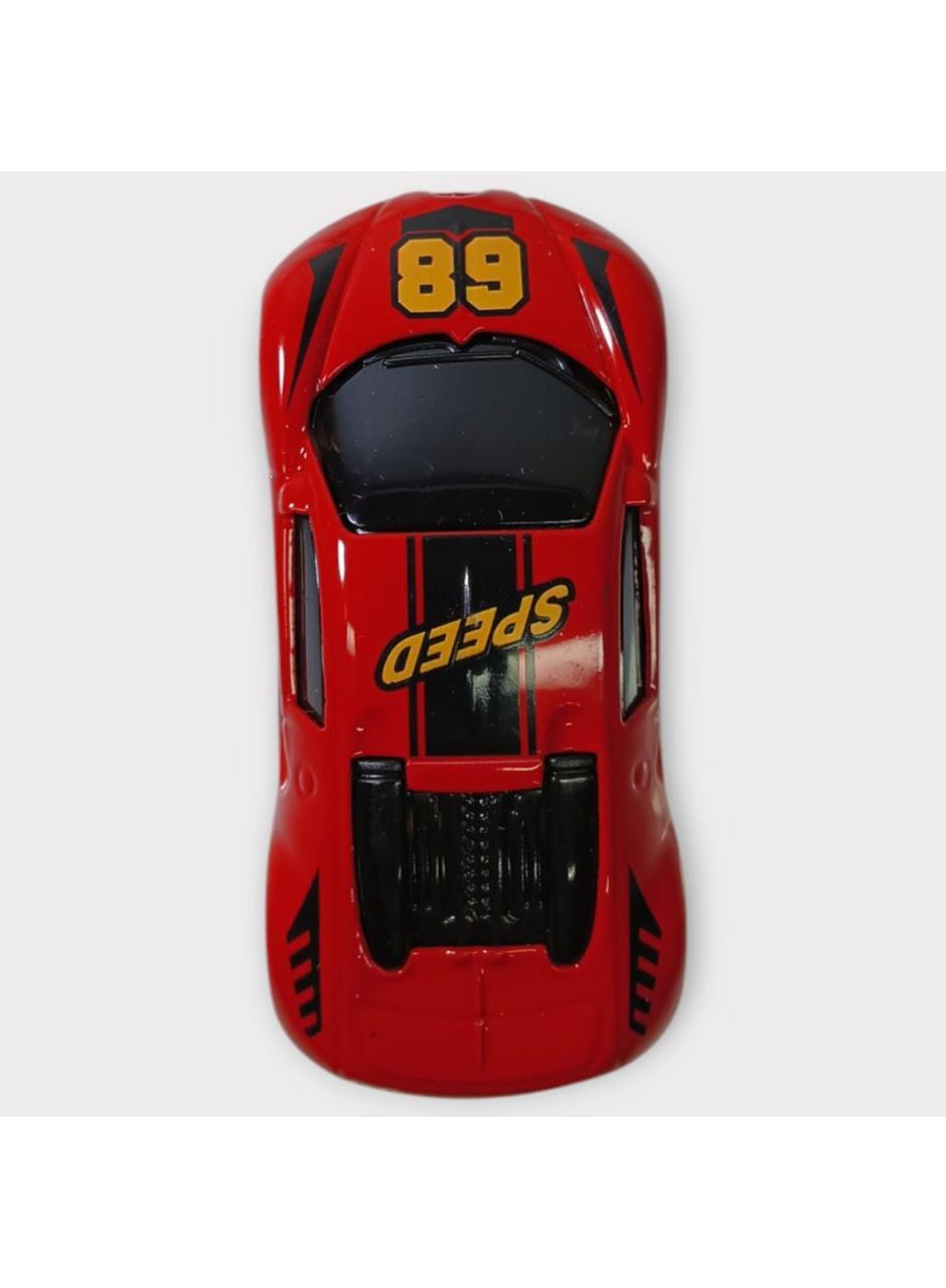 Metal Mini Arabalar 8 cm - Kırmızı - 4