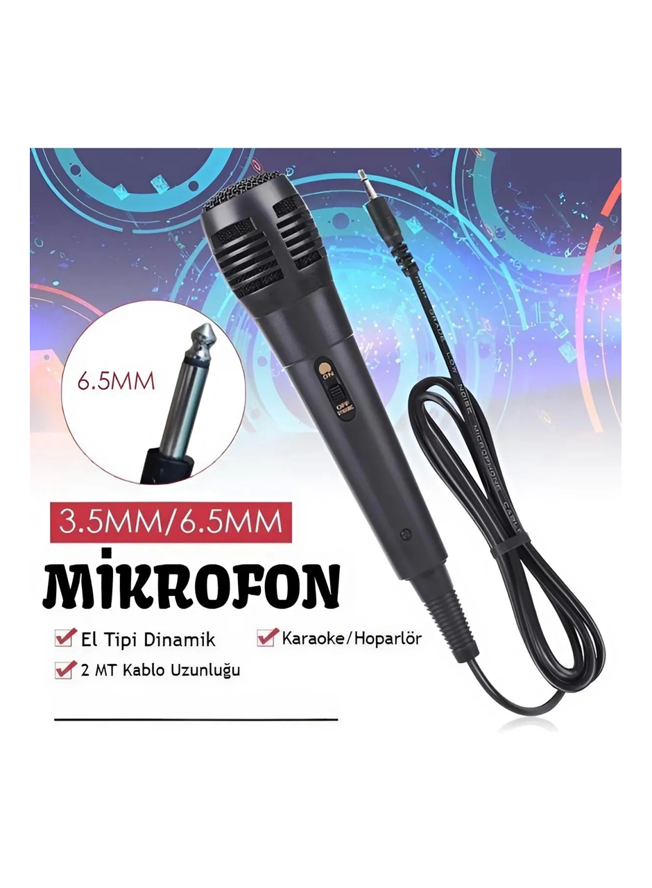 Karaoke Mikrofon Kablolu Mikrofon 6.5 Mm Karaoke Mikrofonu (