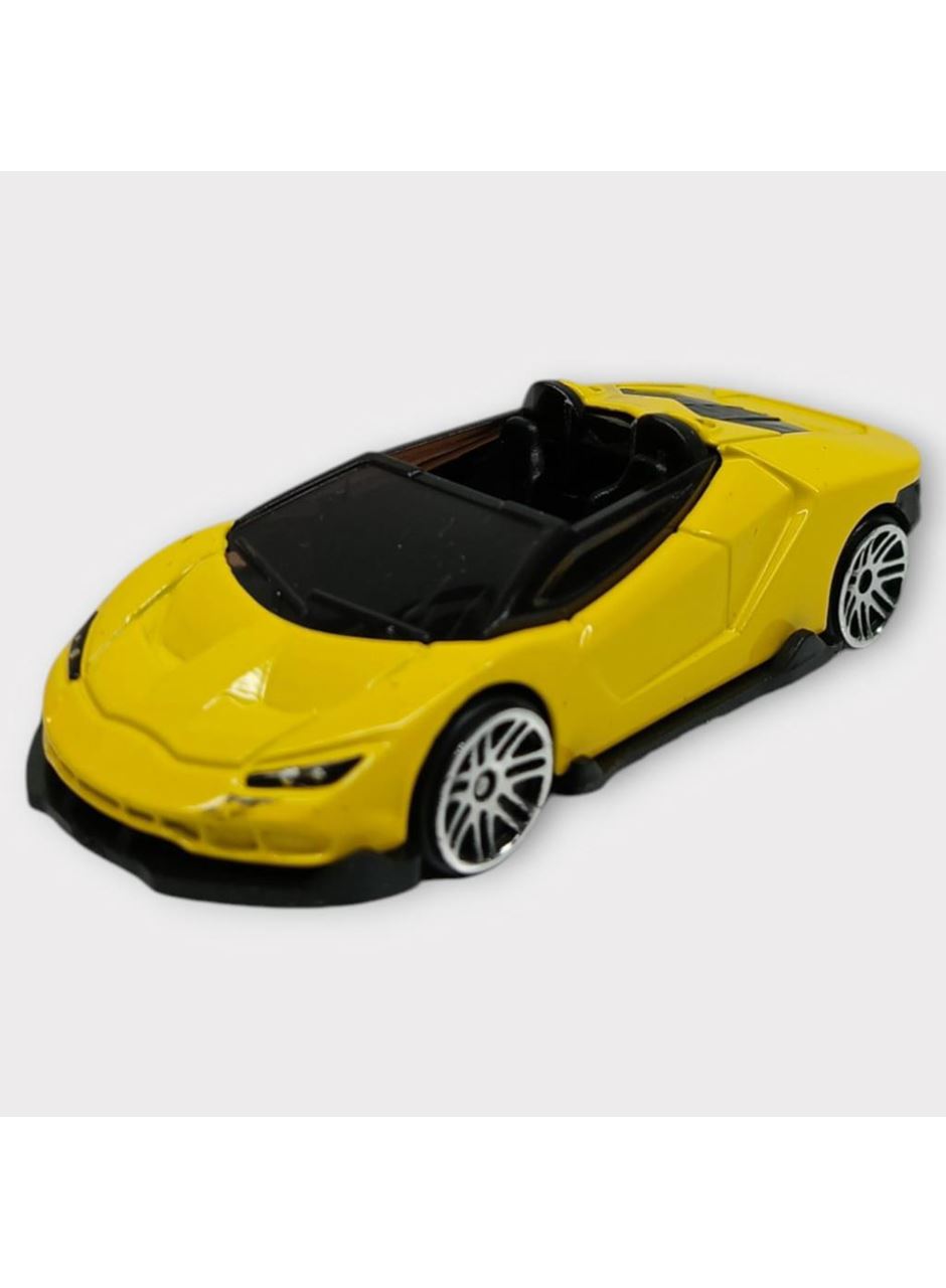 Metal Mini Arabalar 8 cm - Sarı - 2