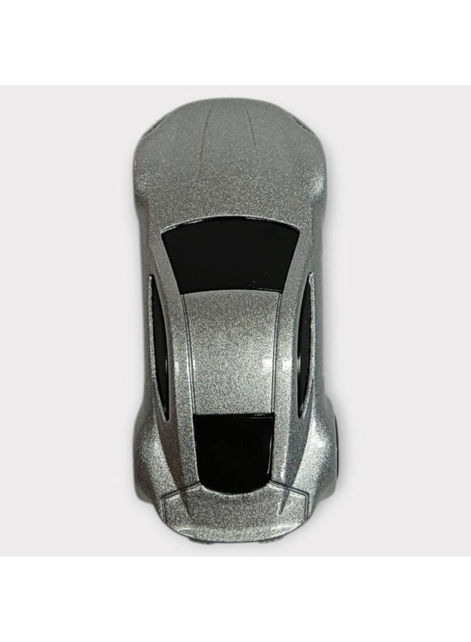 Metal Mini Arabalar 8 cm - Gri - 1