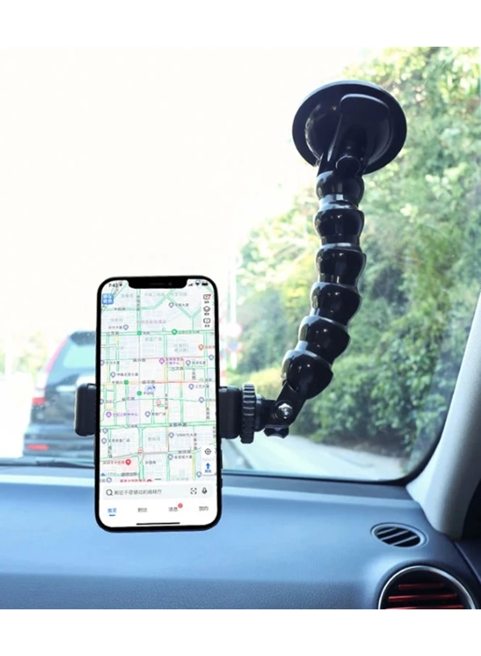 Pratik Akrobat Vantuzlu Teleskobik Telefon Tutucu (