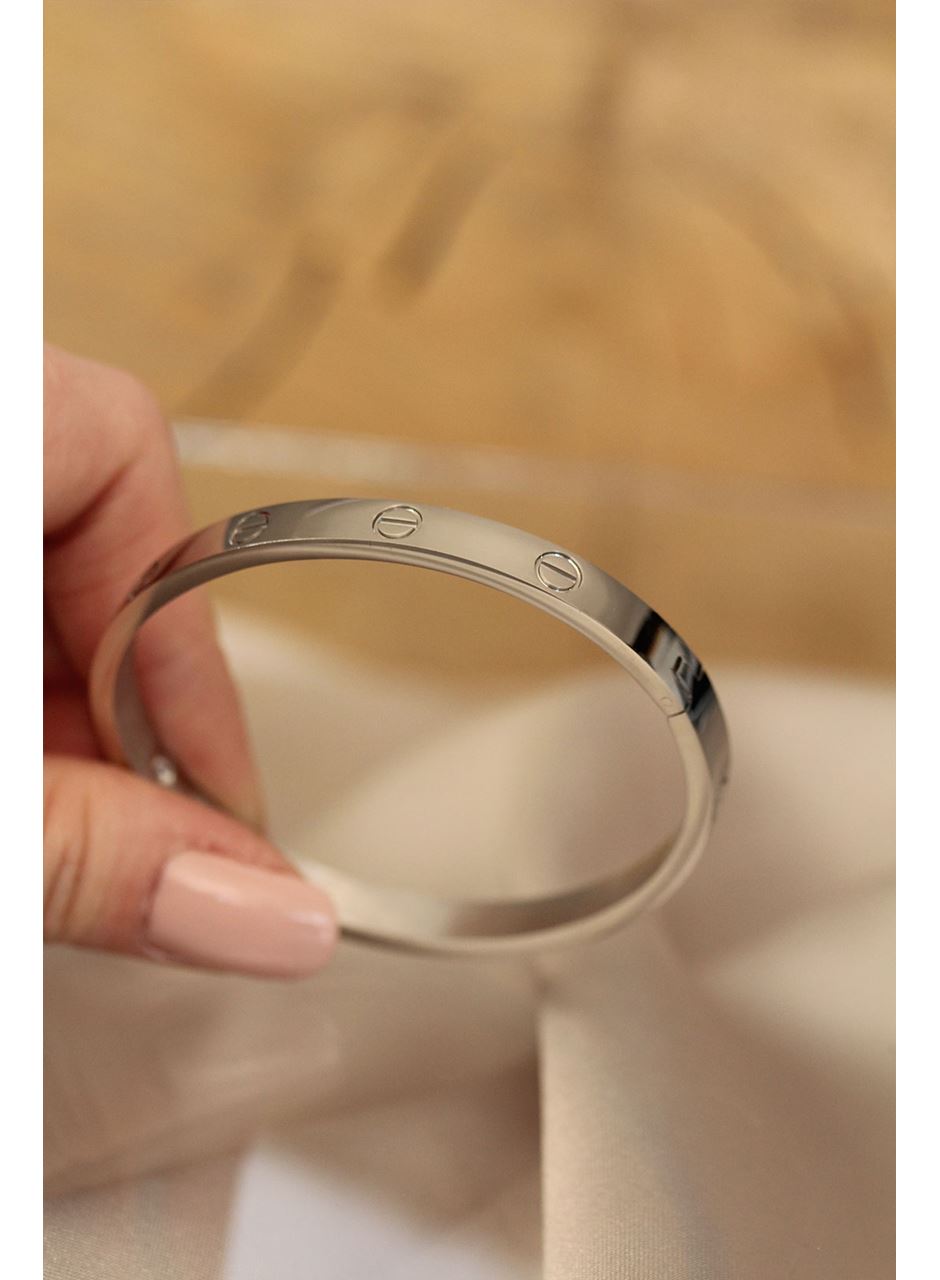 316L Çelik Silver Renk Bilezik