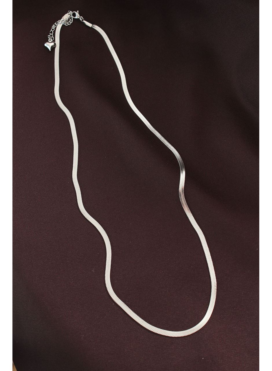 316L Çelik Gümüş Renk 60 cm İtalyan Zincir Kolye