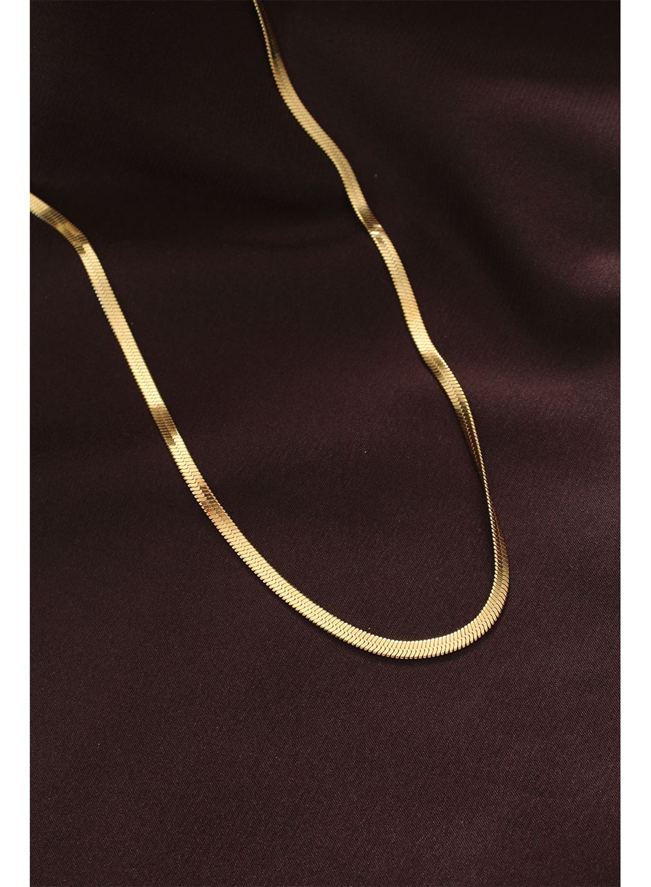 316L Çelik Altın Renk 60 cm İtalyan Zincir Kolye