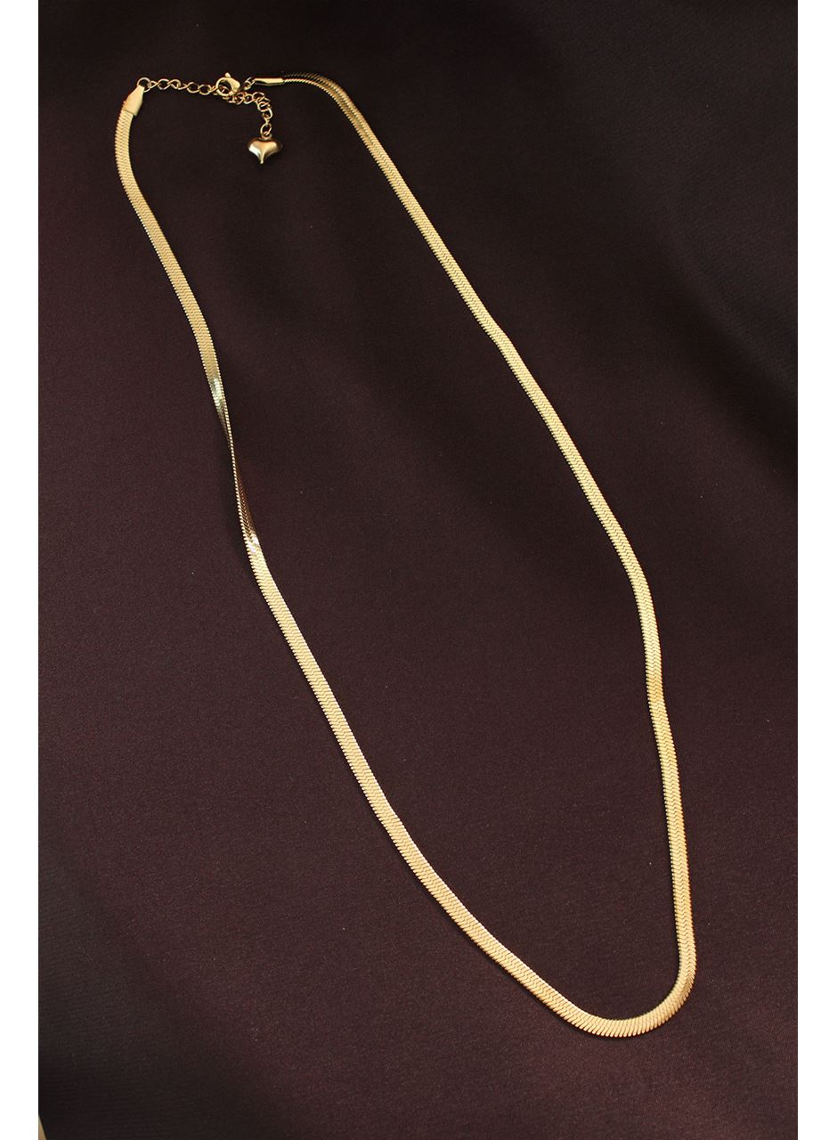 316L Çelik Altın Renk 60 cm İtalyan Zincir Kolye
