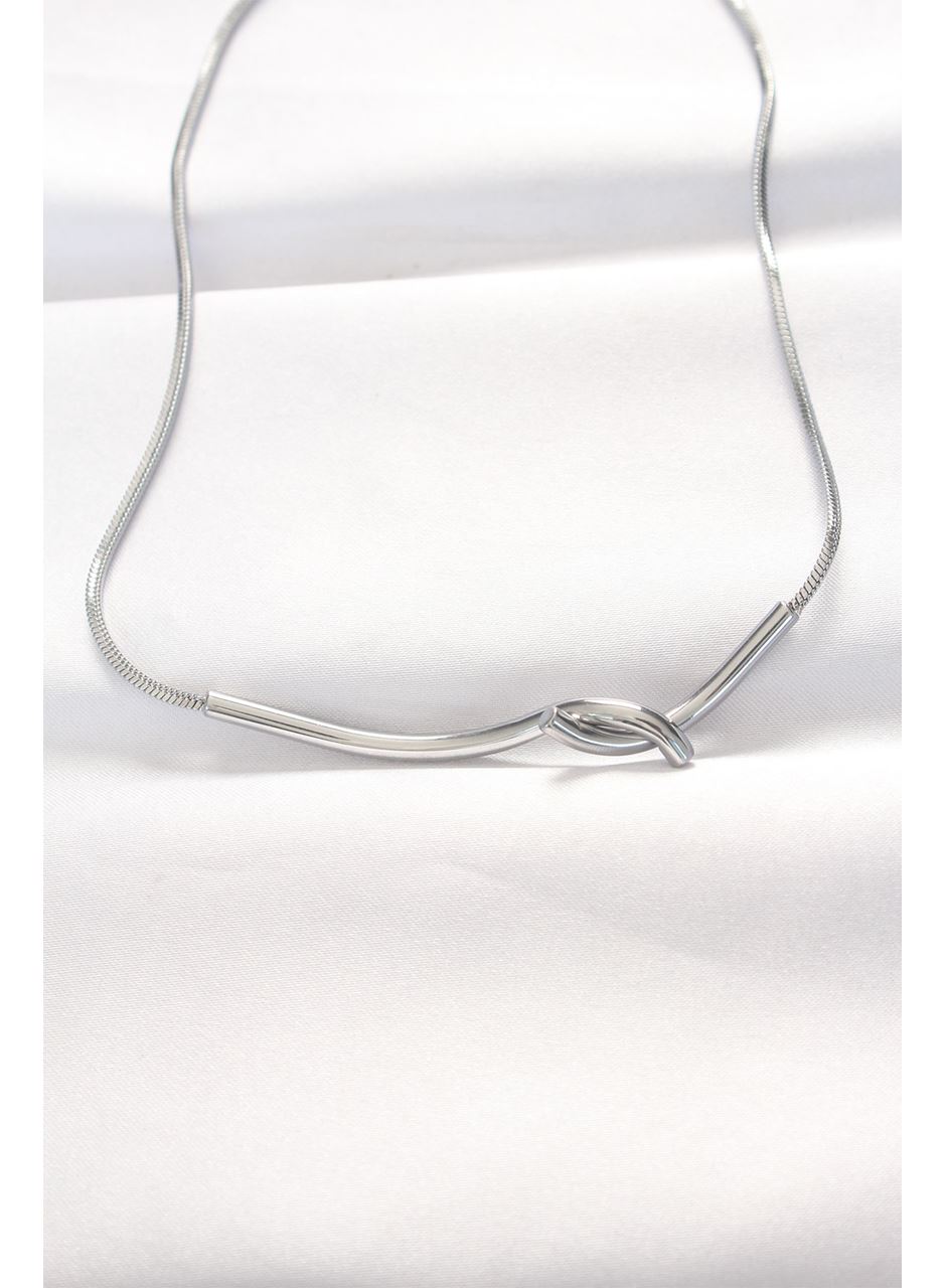 316L Çelik Silver Renk Kolye