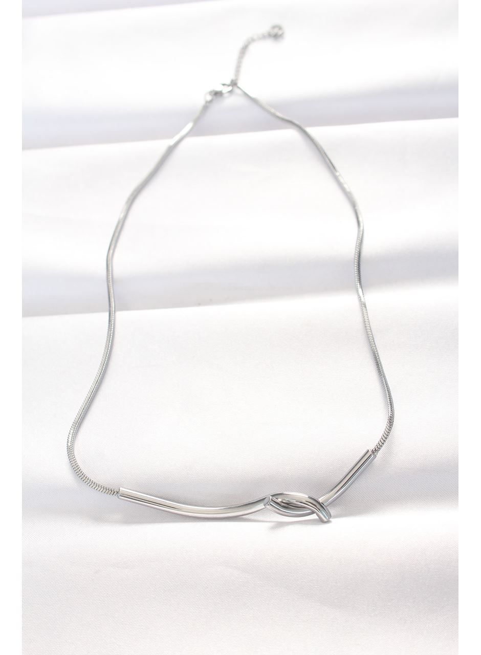 316L Çelik Silver Renk Kolye