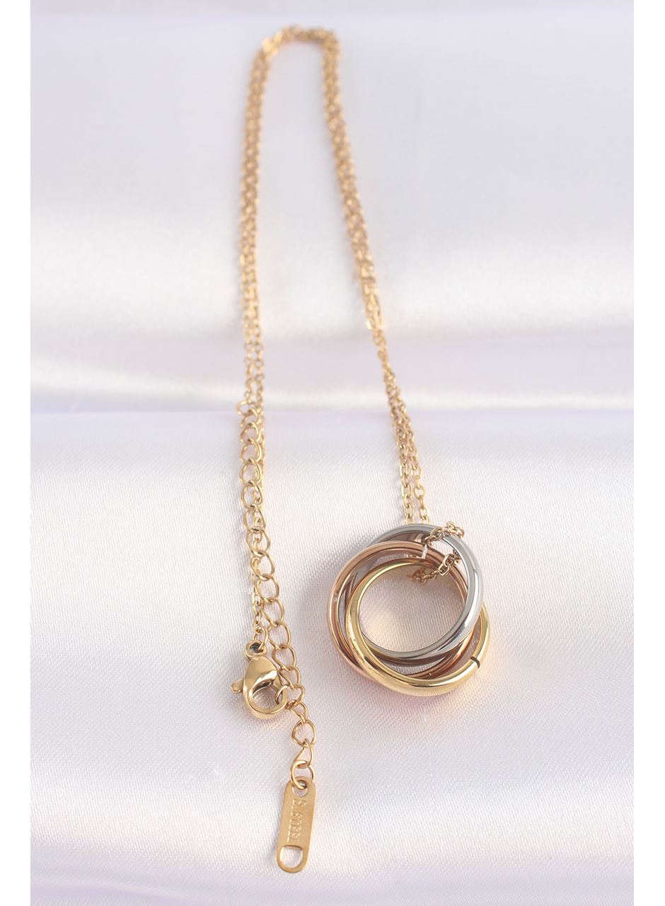 316L Çelik Zincir Çoklu Renk Model Kolye