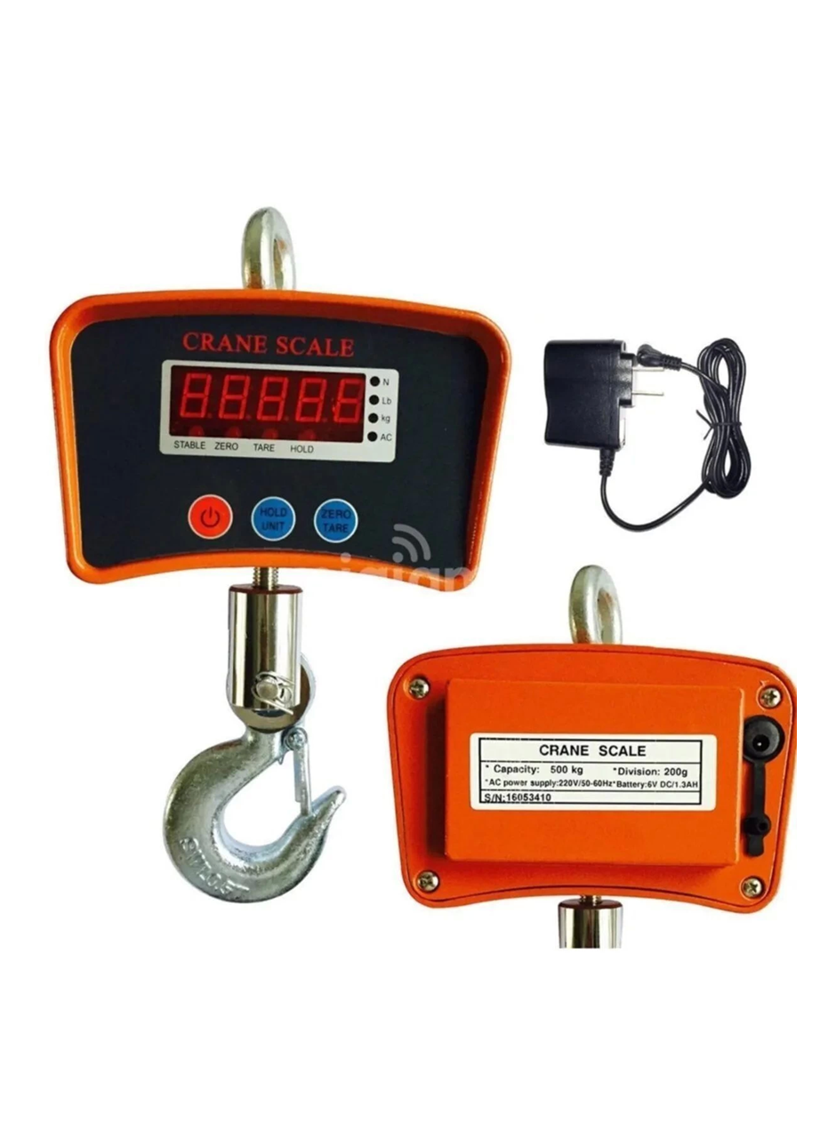 500 kg Dijital Askılı Çengel Baskül Terazi - Yüksek Kapasiteli Hassas Tartım (