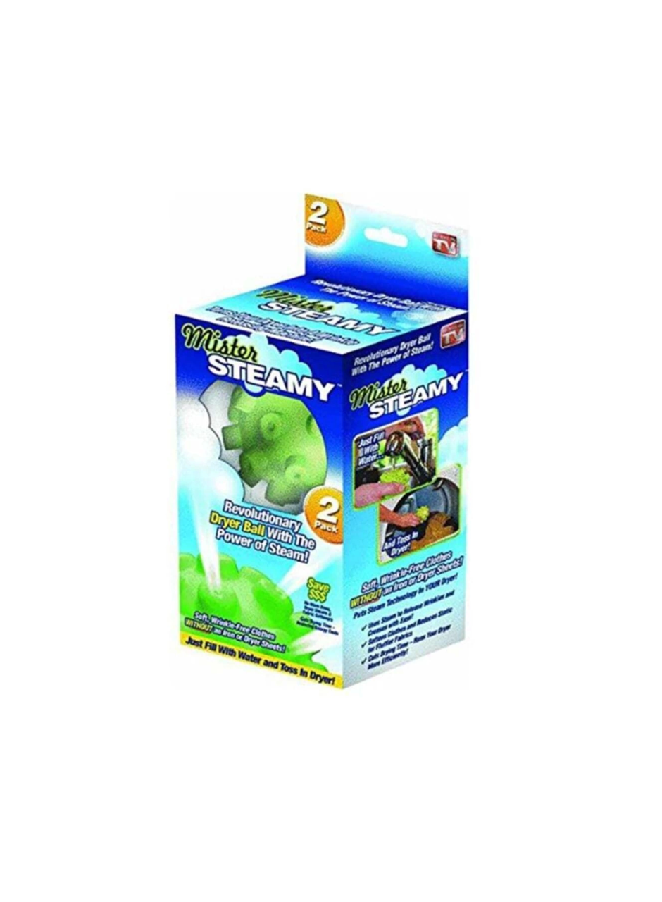 Mister Steamy Buharlı Çamaşır Kurutma ve Ütü Topları Pratik 2'li (