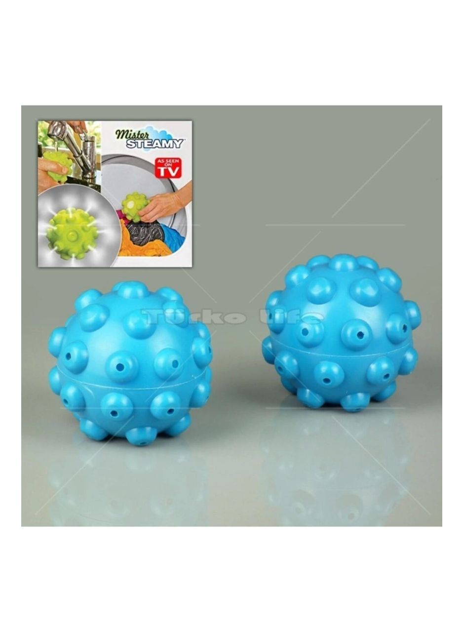 Mister Steamy Buharlı Çamaşır Kurutma ve Ütü Topları Pratik 2'li (