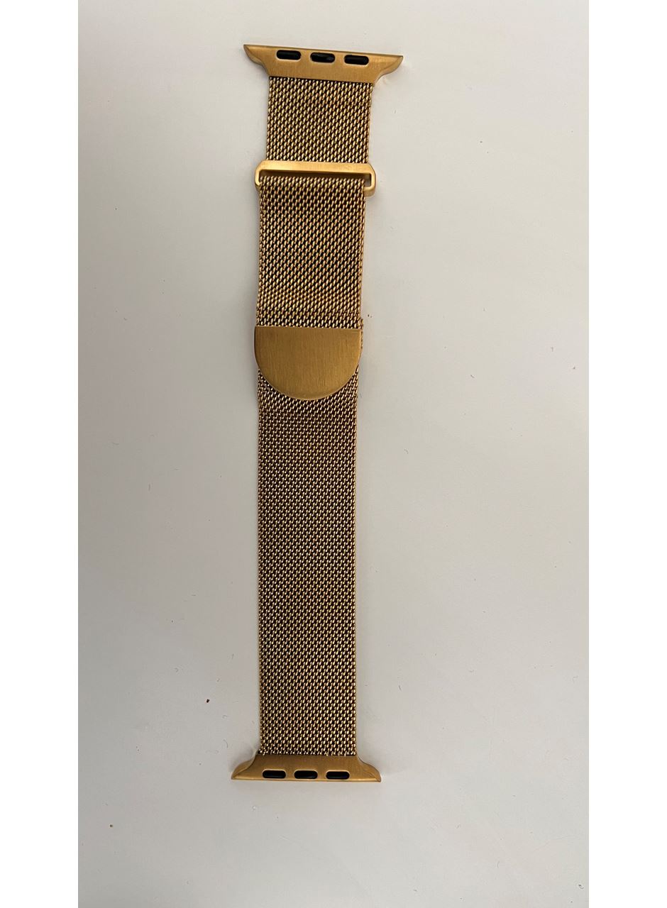 Paslanmaz Çelik Watch 10 Uyumlu Kaliteli Kordon Altın Renk 42-44-45-49mm