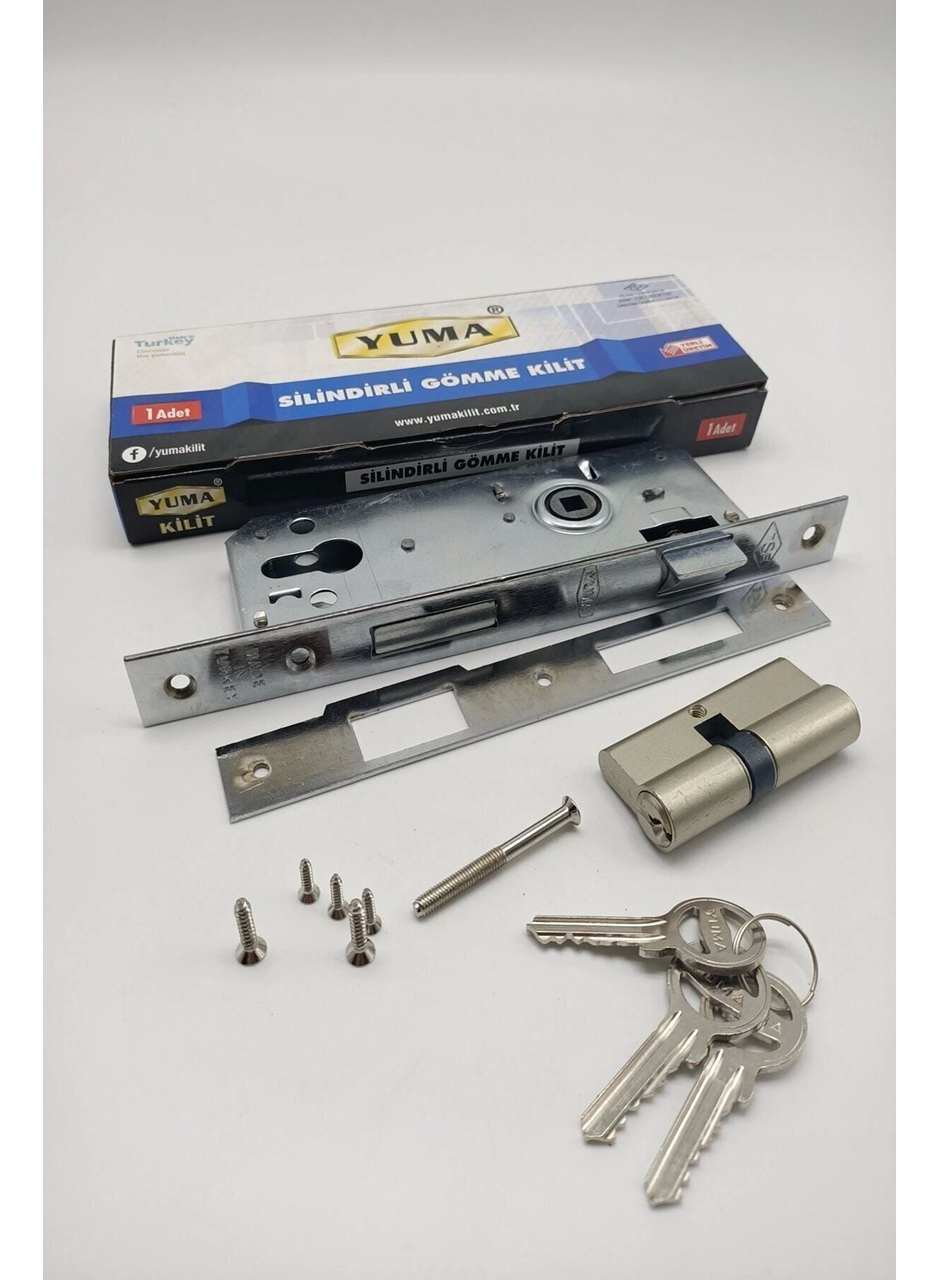 Kaliteli Ve Güvenliğiniz İçin Sağlam ve Dayanıklı Çözüm Silindirli Gömme Kilit Yuma (