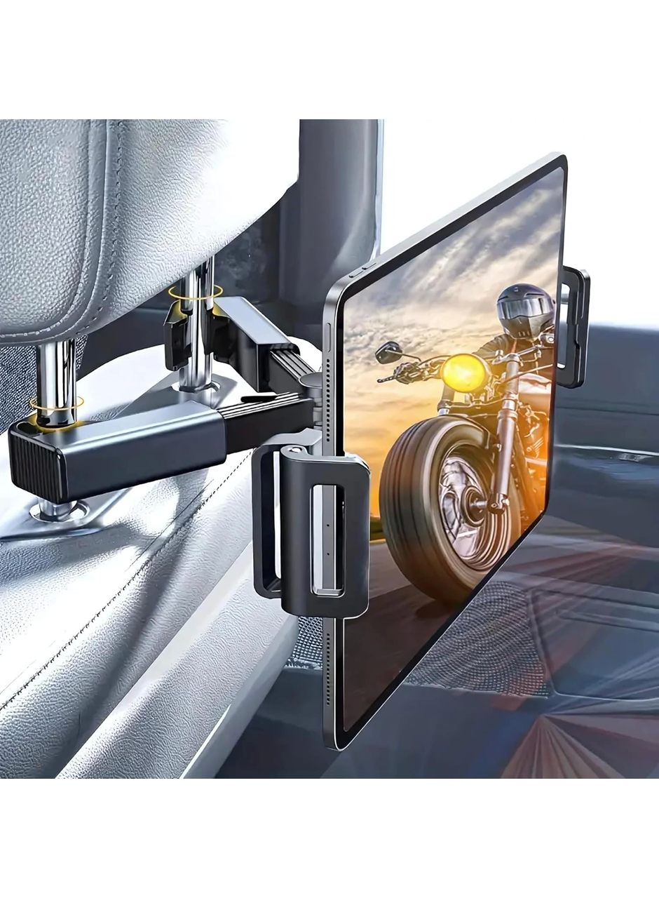 Araç Koltuk Arkası Tablet Tutucu, Telefon Tutucu, Tablet/Telefon Tutucu, 360° iPad Pro 12.9 Mini Air, Galaxy Tab A A7 S7, Switch, Surface, 4,7-12,9 inch ile uyumlu (
