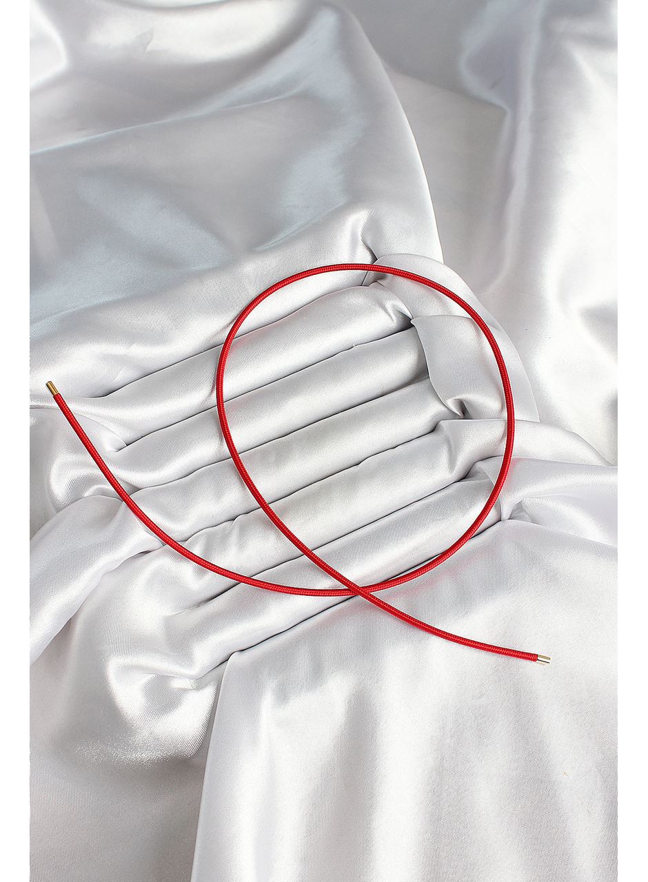 Mıknatıslı  Koyu Kırmızı Renk Sarmal Kadın Bileklik