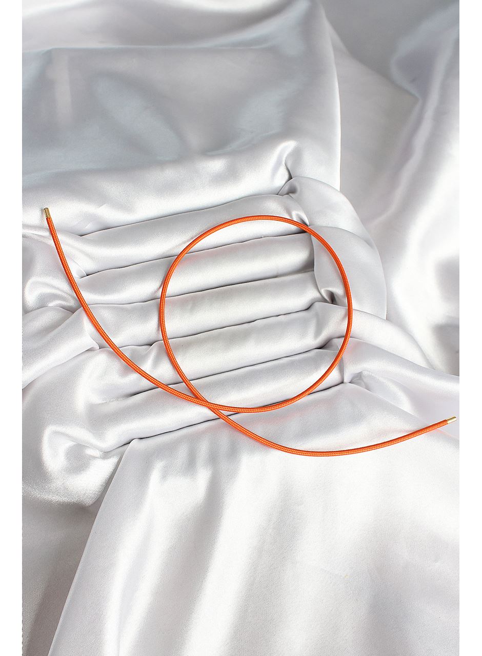 Mıknatıslı Turuncu Renk Sarmal Kadın Bileklik